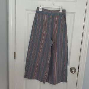 Madewell Wide Leg Linen Pants